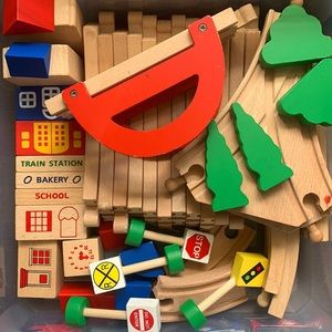 Pottery Barn Wooden Train Set